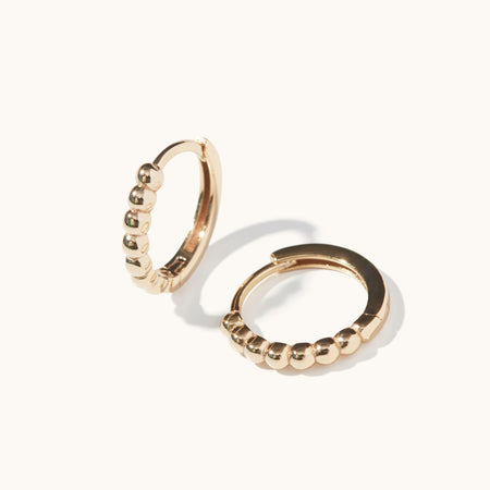 Mini Sun Hoops Gold